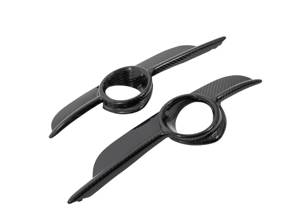 Enjoliveur de phare antibrouillard en fibre de carbone. Porsche 987.1 Cayman - 98750572100G2X, 98750572200G2X, 9875057230001C, 9875057240001C - E408